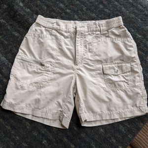 Columbia cotton/nylon blend shorts, tan